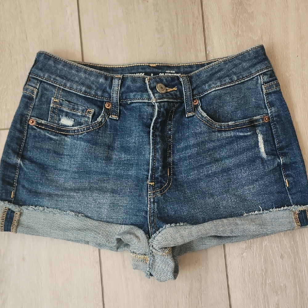 Old Navy Dark Blue Jean Shorts